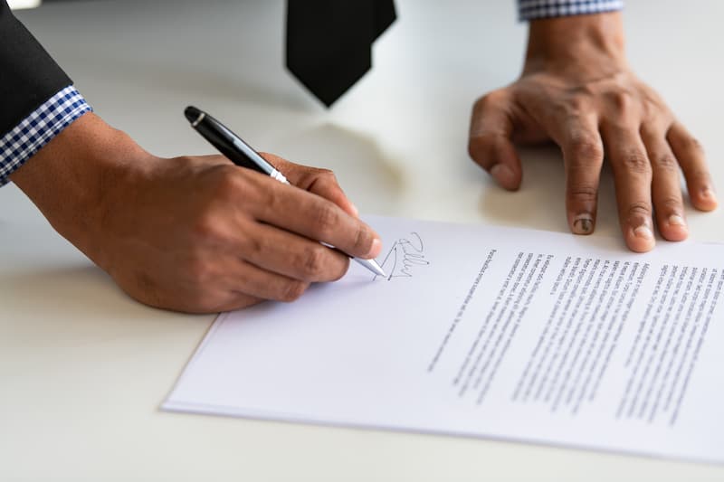 Environmental Impact of Using Wet Signatures