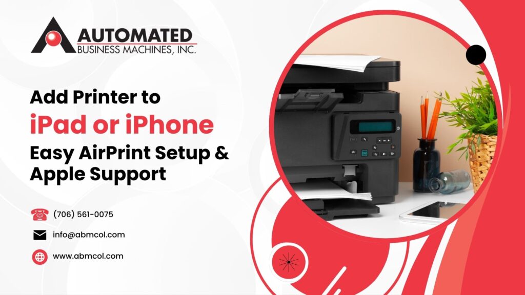 Add Printer to iPad or iPhone: Easy AirPrint Setup & Apple Support for iPhone or iPad