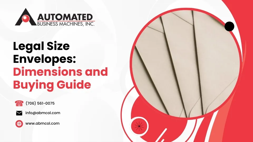 Legal Size Envelopes: Dimensions and Buying Guide