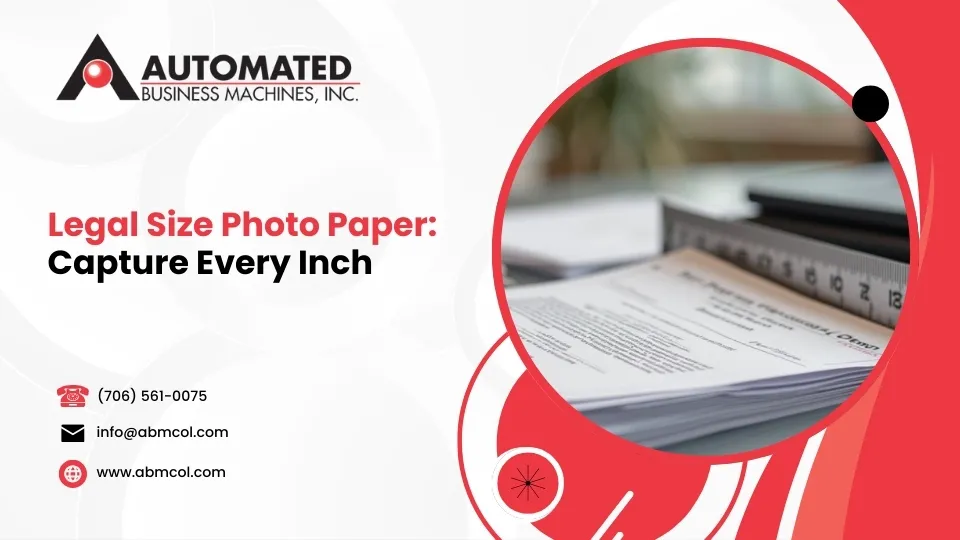 Legal Size Photo Paper: Capture Every Inch