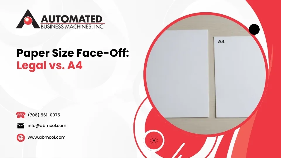 Paper Size Face-Off: Legal vs. A4