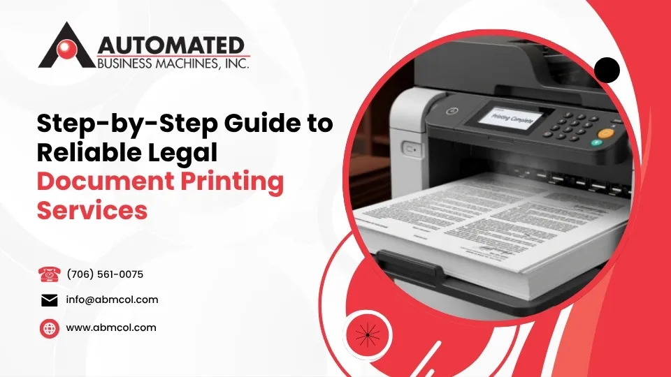 Step-by-Step Guide to Reliable Legal Document Printing Services