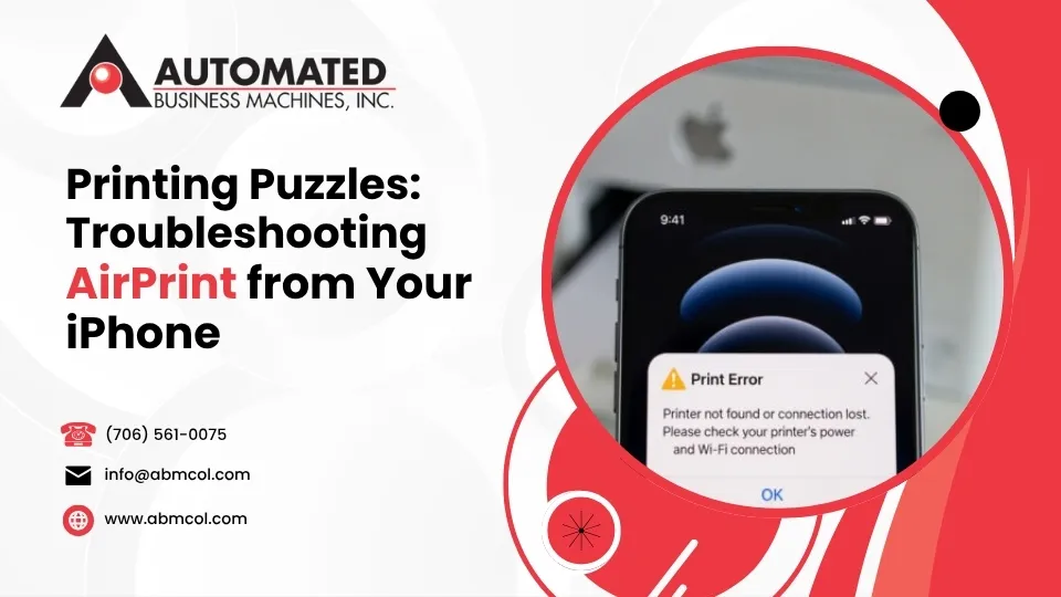 Printing Puzzles: Troubleshooting AirPrint from Your iPhone
