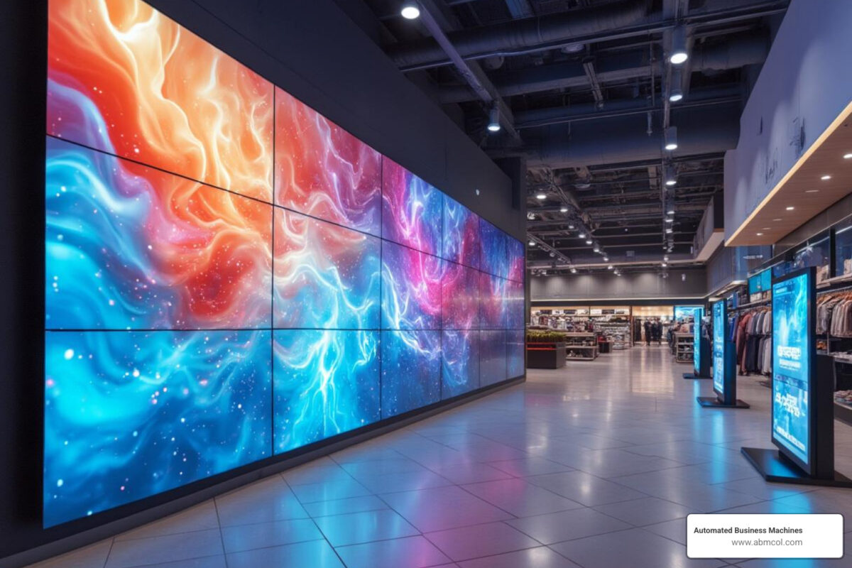 Digital displays for businesses