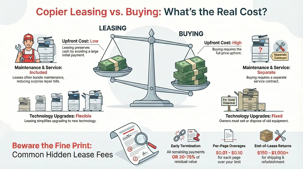 Infographic abour Copier Leasing
