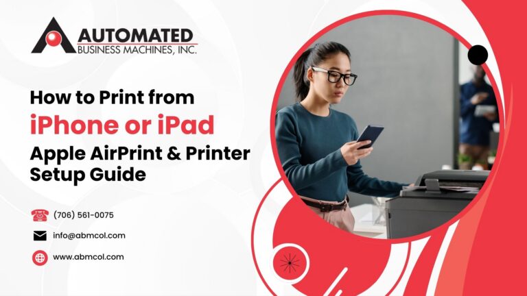 How to Print from iPhone
