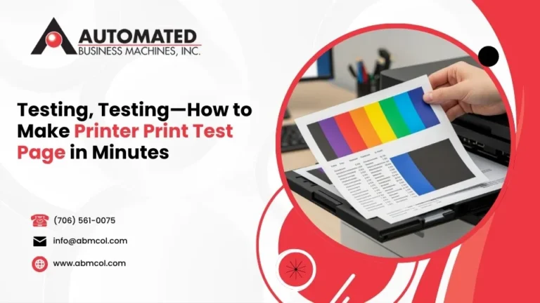 Testing, Testing—How to Make Printer Print Test Page in Minutes