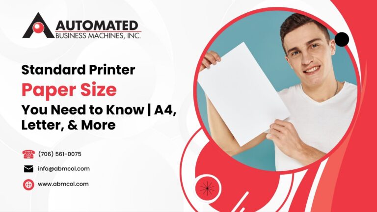 Standard Printer Paper Size