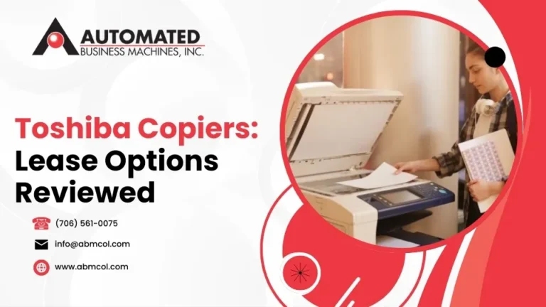 Toshiba Copier Lease Options Reviewed
