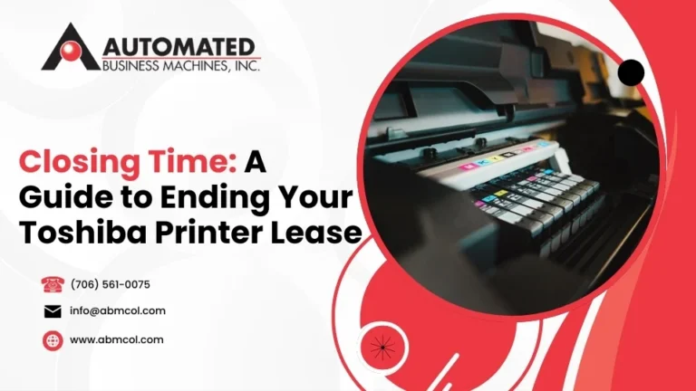 Closing Time: A Guide to Ending Your Toshiba Printer Lease