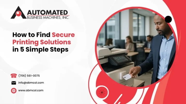 Secure printing solutions steps