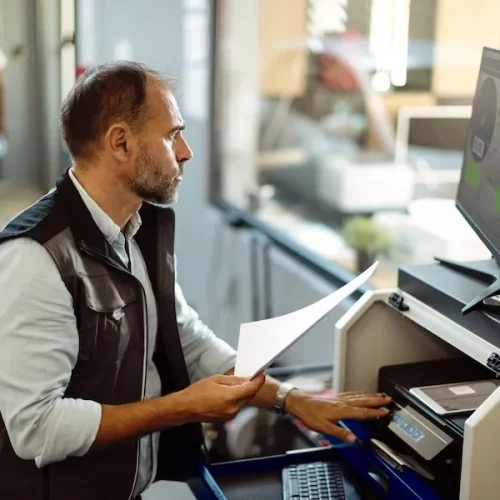 mechanic_using_desk_printer